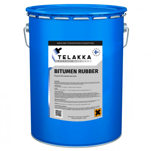 Резино-битумная мастика Telakka BITUMEN RUBBER 18кг