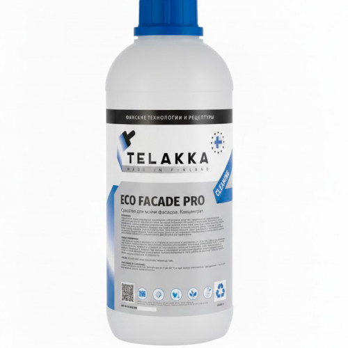 Средство для мойки фасадов.  Telakka ECO FACADE PRO CLEANING 1л